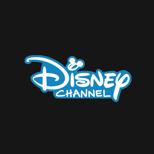 Disney channel colour on Black