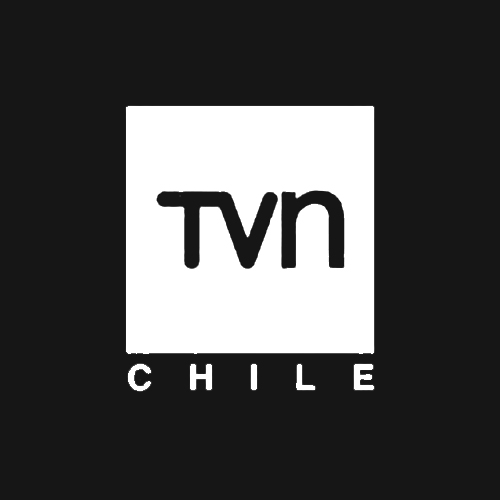 TVN Chile Logo White